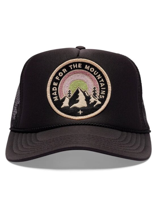 Friday Feelin' Made for the Mountains Trucker Hat Black